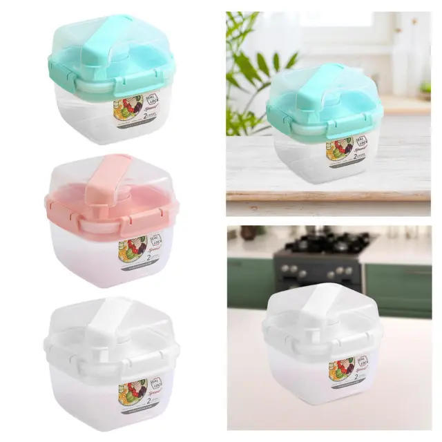 Travel Salad Container To Go Salad Container Fork Convenient Snack Compartment