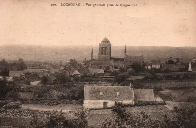 CPA 29 - LOCRONAN (Finistère) - 400. Vue générale prise de Kerguénolé