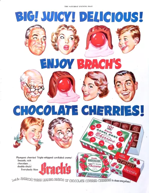 RARE!! 1965 BRACHS EASTER CANDY Parade 49 Varieties - 2pg Color Print AD