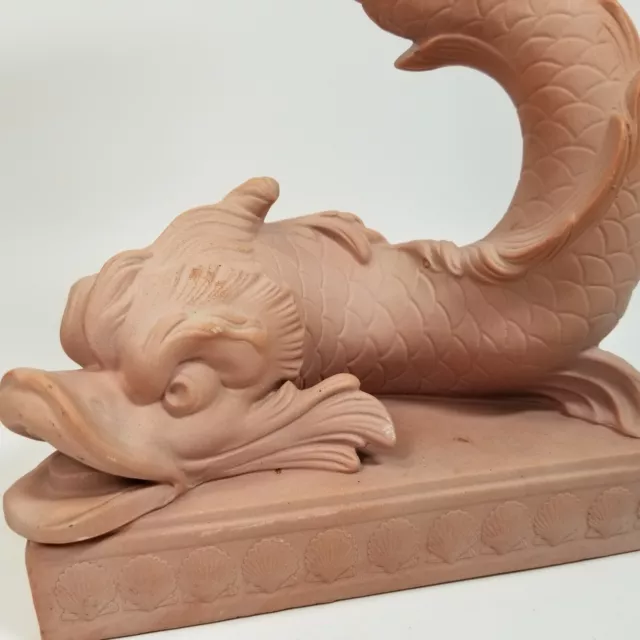 Dolphin Candlestick Candle Holder Victorian Rococco Old World Fancy