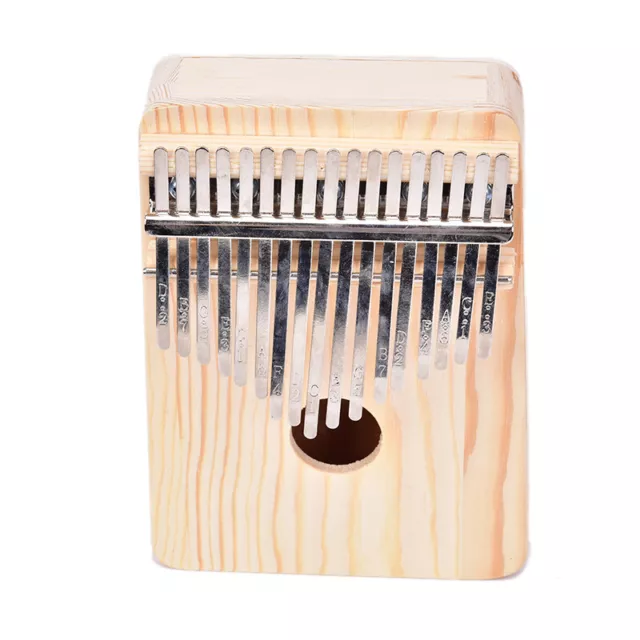 17 Keys Kalimba African Solid Pine Wood Thumb Piano Finger PercUKsion DIY-*DC 3