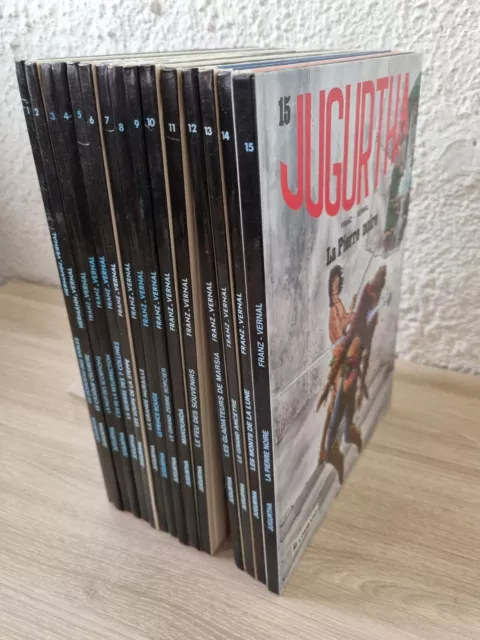 LOT BD - JUGURTHA tomes 1 à 15 DONT 13 TITRES EN EO - Hermann Vernal - LOMBARD