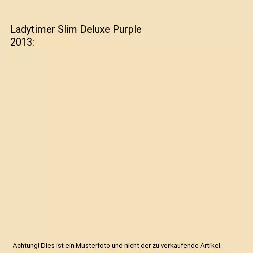 Ladytimer Slim Deluxe Purple 2013