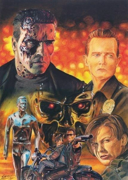 PLAQUE MÉTAL FILM Terminator Schwarzenegger 20x30cm neuve EUR 12,99 - FR