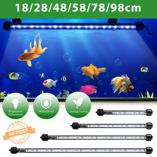 18-120cm Aquarium Light Lighting Full Spectrum Aqua Plant Fish Tank Bar LED Lamp
