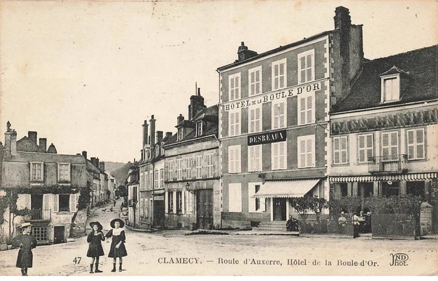 58 Clamecy #Mk52304 Route D Auxerre Hotel De La Boule D Or