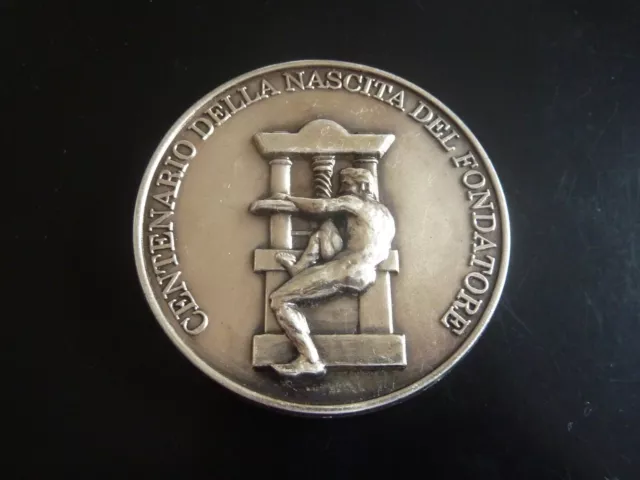 Medal CENTENARIO DELLA NASCITA DEL FONDATORE FEDERICO MOTTA EDITORE 1896 - 1996