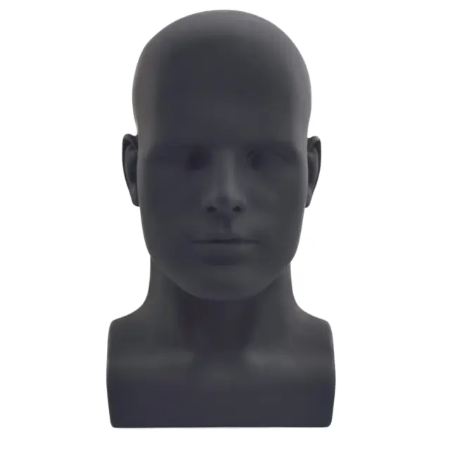 Male Mannequin Head Professional Manikin Head for Display Wigs Hats Headpho D2E6