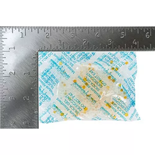 Moisture Absorbing Silica Gel Indicating 1 Ounce Packets (5-Pack) - ‎DP33-5R 3