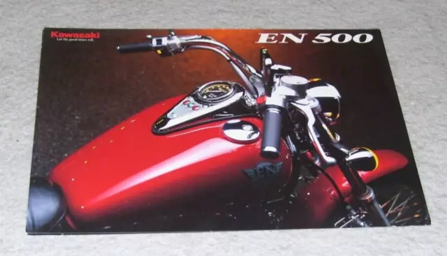 KAWASAKI EN500  -C MOTORCYCLE SALES BROCHURE Not dated.