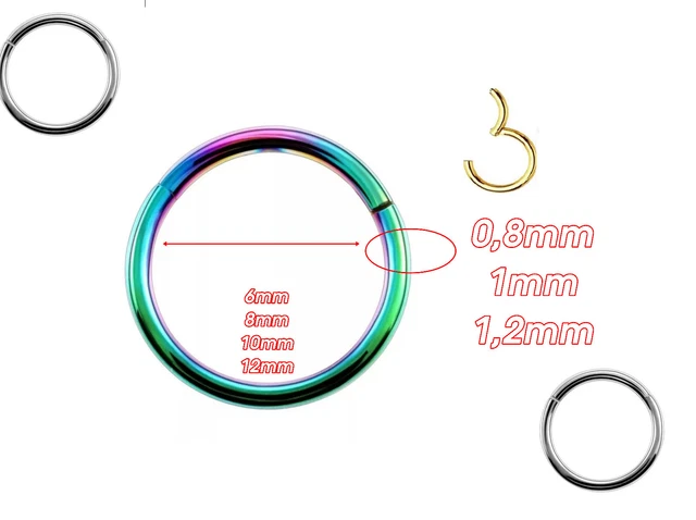 Lot De 12 Retainers Transparents Pour Piercing - Nez, Langue, Nombril, Septum | Placeholder Discret En Acrylique Pour IRM, Chirurgie - 9