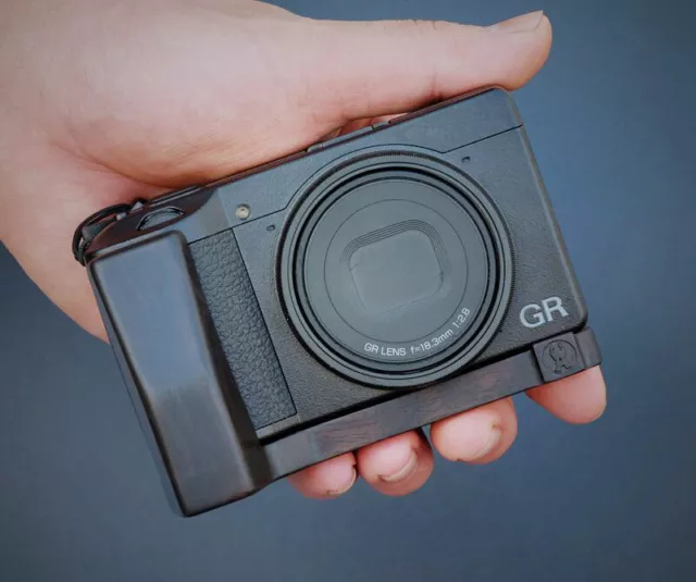 Handmade Wooden Wood Hand Grip L Plate Holder for Ricoh GR III GR3 GRIII Camera