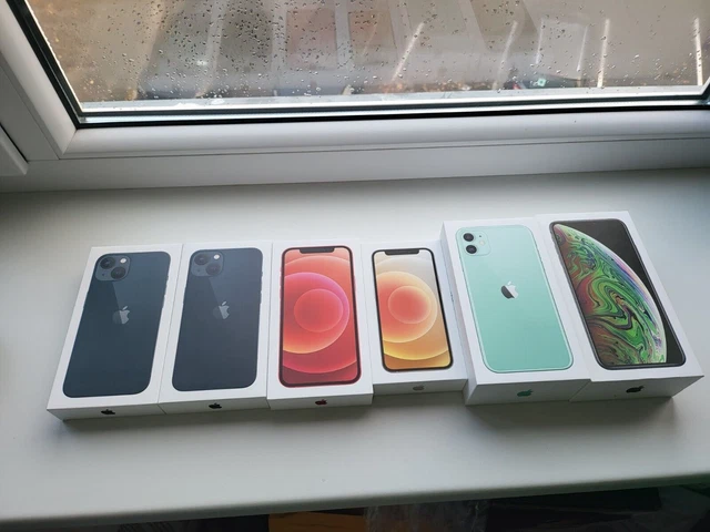 6 boîtes vides pour iPhones