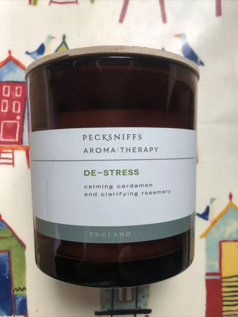 Vela GRANDE Pecksniffs Aromaterapia Desestrés 515g ENORME 🙂 NUEVA