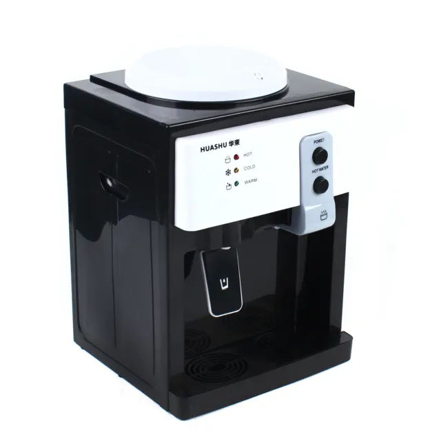 5Gal Drinking Machine Hot/Ice/Cold Top Loading Countertop Water Cooler Dispenser