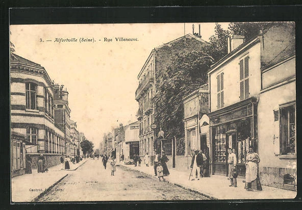 CPA Alfortville, Rue Villeneuve