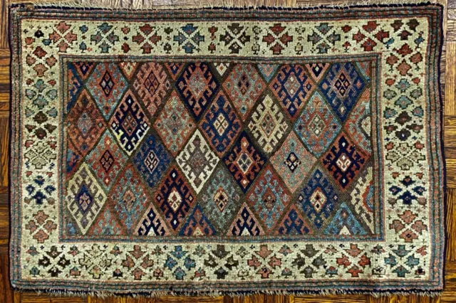 Antique Jaf Kurdish Bagface, ca. 1880; 2ft x 3ft