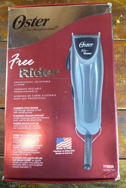 Hair Clippers Oster Free Rider Professional Adjustable Trimmers NIB