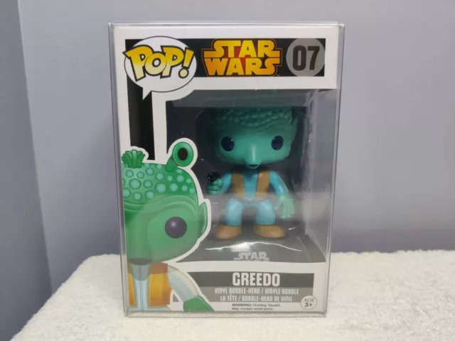 Funko Pop Star Wars Greedo Vault Edition #07 Vaulted w/Pop Protector