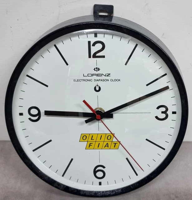 Orologio da Parete Lorenz Electronic Diapason Olio Fiat