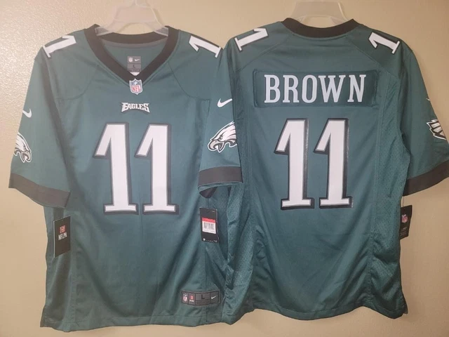 Nike Men's Philadelphia Eagles A.J. Brown #11 Atmosphere Grey Game Jersey