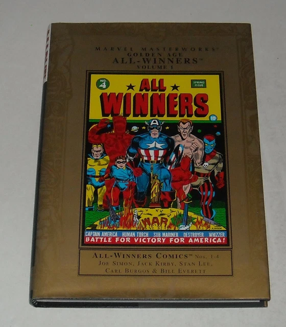MARVEL MASTERWORKS GOLDEN AGE ALL WINNERS VOL 1 HC BOOK w DUST JACKET REPRINTS