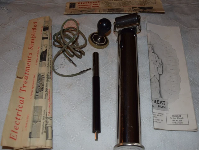ANTIQUE ELEC-TREAT MECHANICAL Heart Pain Relief Quack  display picture 3