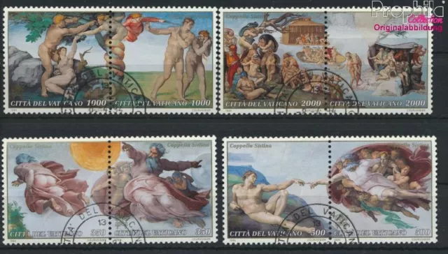 Briefmarken Vatikanstadt 1994 Mi 1107-1114 Paare (kompl.Ausg.) gestempelt (96709