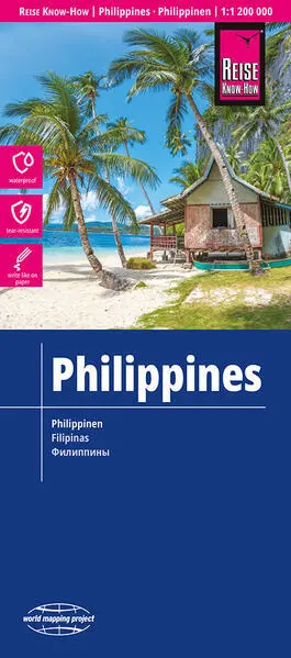 Reise Know-How Landkarte Philippinen / Philippines (1:1.200.000) | englisch