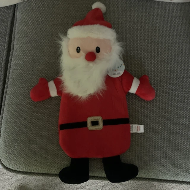 Bottiglia e copertura acqua calda Babbo Natale / Babbo Natale nuova con etichette nuova