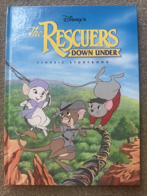 DISNEY'S CLASSIC STORYBOOK Collection THE RESCUERS DOWN UNDER 1997 Hb ...