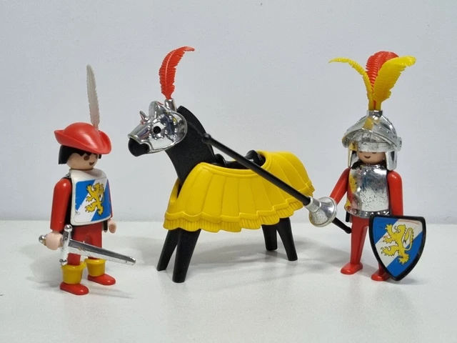 Figurine Playmobil Chevalier De Tournoi 3287 - Moyen-Âge - Occasion - Fabriqué En Allemagne