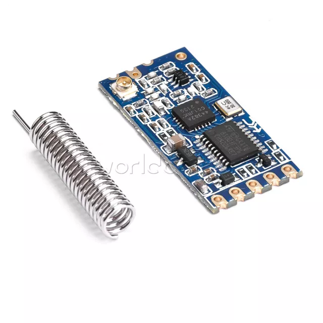 3.2~5.5V HC-12 433Mhz SI4438 Wireless Serial Port Module 1000m Replace Bluetooth