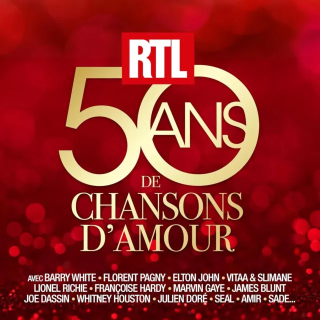 RTL 50 ans de chansons d'amour Coffret 5CD Tirage limité Format CD Multi-Artiste