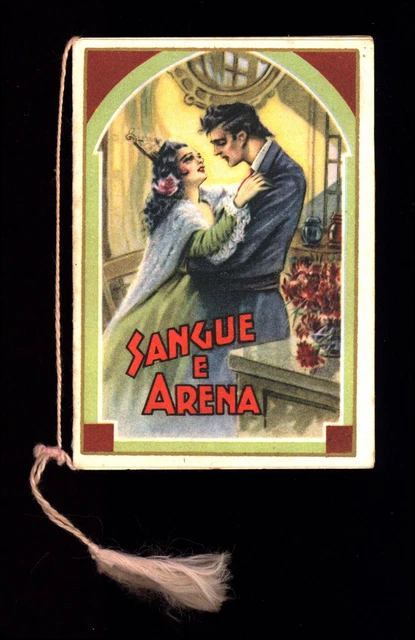 calendarietto da barbiere SANGUE E ARENA  1949