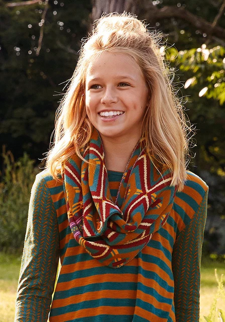 Matilda Jane Choose your own path Fall Feels Infinity Scarf one size NWT