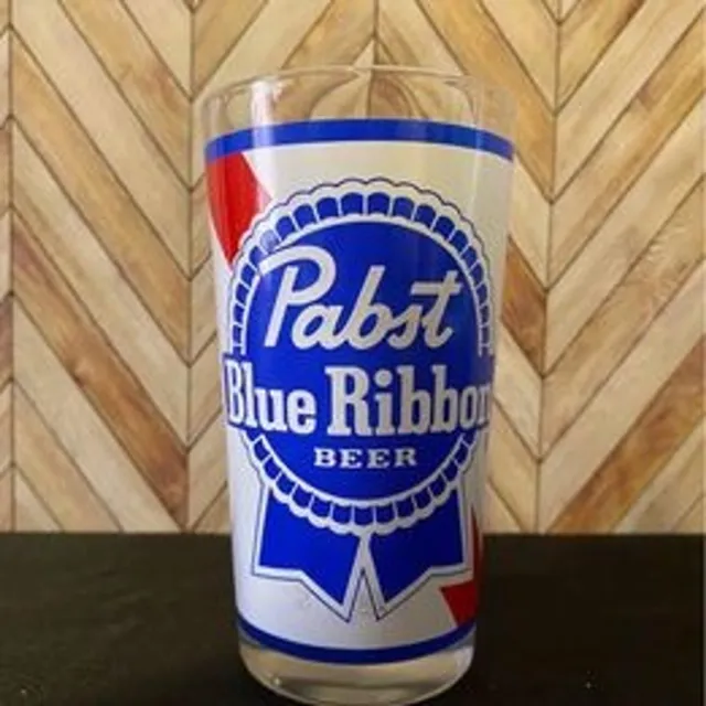 Pabst Blue Ribbon Drinking Glass [Item 391]