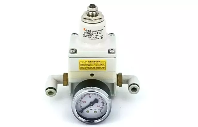 SMC IR2020-F02 / IR2020F02 Precision Regulator with Pressure Guage