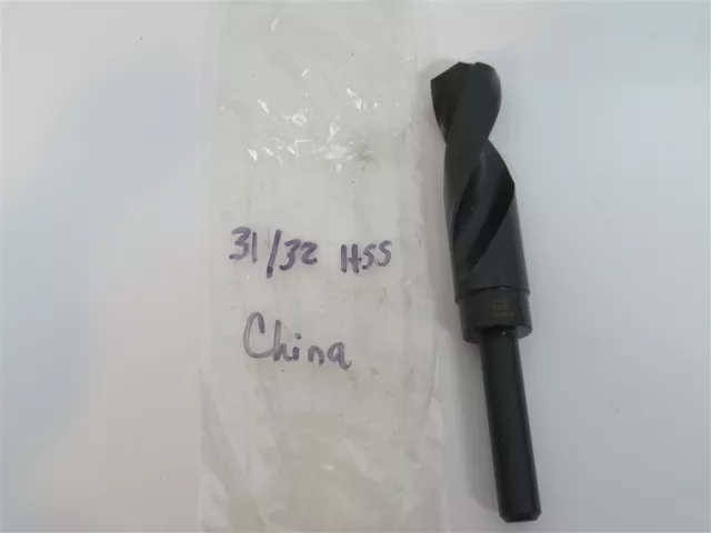 31/32" HSS S&D Reduced Shank Drill Bit