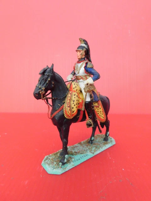 876S VINTAGE HISTOREX France Cavalier Maréchal Empire Cheval Figurines