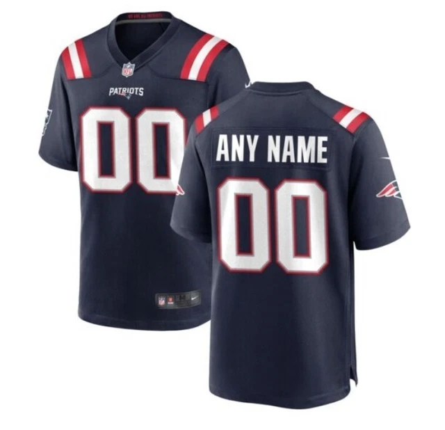 New England PatriotCUSTOM Jersey Your Pick! Men’s Women's and Youth Small To 6XL