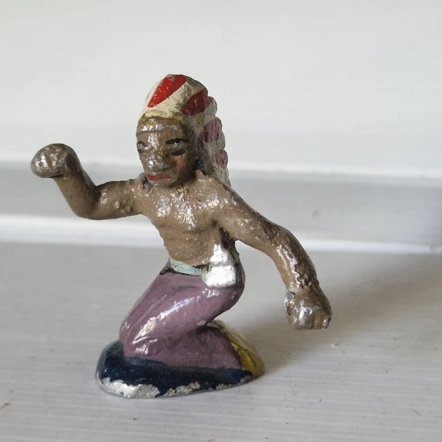 QUIRALU - WESTERN / Indiens - Indienne et son Bébé #2 - Figurine Aluminium 53mm