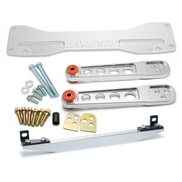 GDRASUYA10 Control Arm Kit With Subframe Brace & Tie Bars For Mitsubishi Mirage Evo 1/2/3 1.6L - Full Set