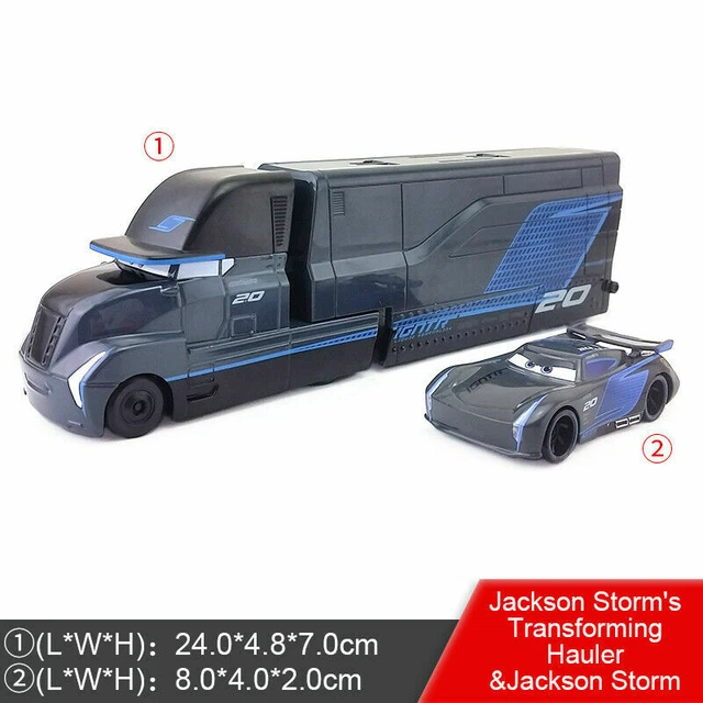 Mattel Disney Pixar Cars Jackson Storm Mack & Hauler Truck 1:55 Diecast Toys Car