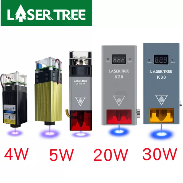 LASER TREE 30W 20W 5W 4W Optical Power Laser Module Kit for Laser Engraving Wood