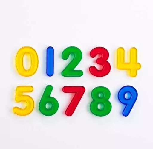 Transparent Numbers 0-9 Maths Teacher Resource Early Learning Kids Light Box