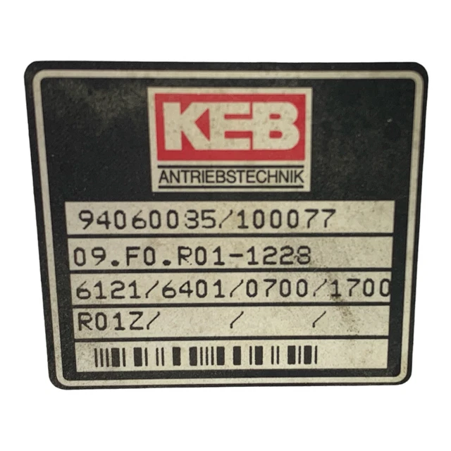 KEB COMBIVERT 09.F0.R01-1228 Frequency Converter 2,8 Kva $465.97 ...