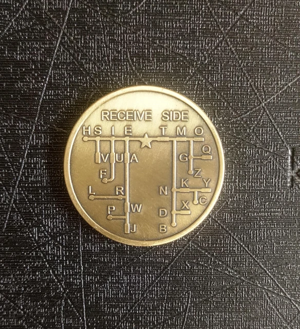 1 PACK MORSE Code Cw Training Coin Key Novice Ham Radiotraining Coin