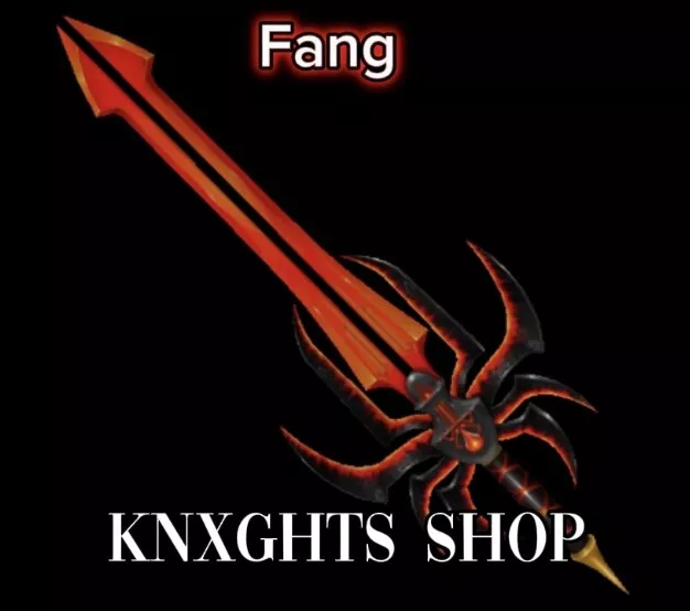 FANG🧡🤍🖤**LIGHTNING FAST DELIVERY**🧡🤍🖤MM2 GODLY ROBLOX
