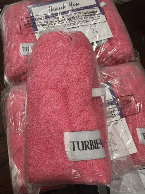 The Original Turbie Twist Super-Absorbent Hair Towel New - ROSE